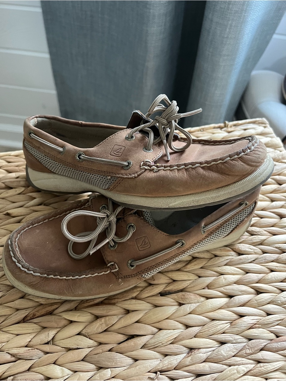 Women’s Tan Leather Boat Shoes - Sperry Style